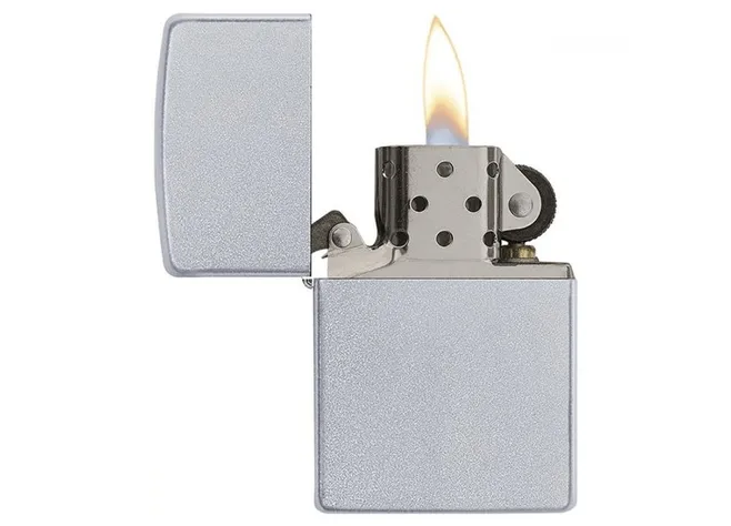 Запальничка Zippo Satin Chrome 205 Фото 2